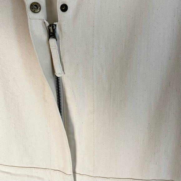 Faherty Overland Twill Jumpsuit Womens Small Natural Ivory Cream Casual NWT - Picture 8 of 13